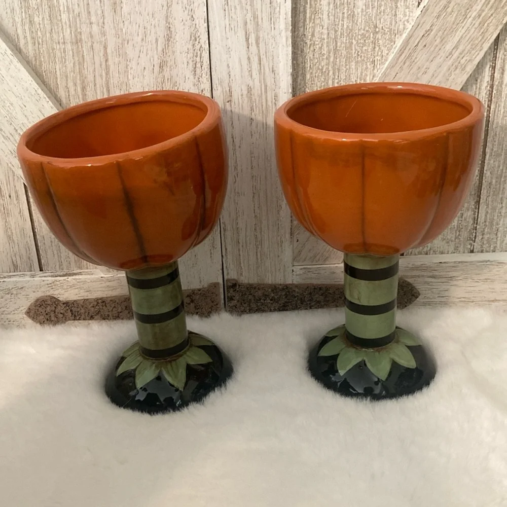 Johanna Parker Pumpkin Goblets